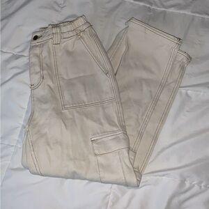 Elastic waist cargo pants